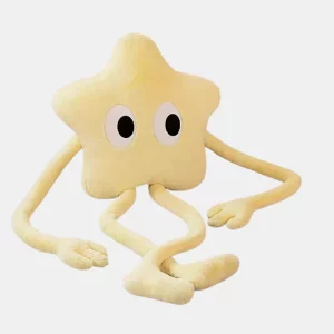 Coussin Géant en Peluche Forme Étoile – Ultra Doux et Décoratif