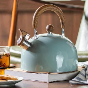 Bouilloire en Acier Inoxydable avec Sifflet 2,5L / 3L – Tous Feux