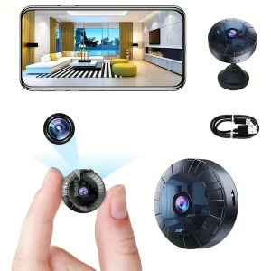 MiniCam™ – Caméra Espion 4K WiFi avec Vision Nocturne et Détection de Mouvement