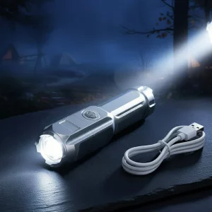 Mini Lampe Torche LED – Rechargeable USB-C, Étanche et Ultra Lumineuse