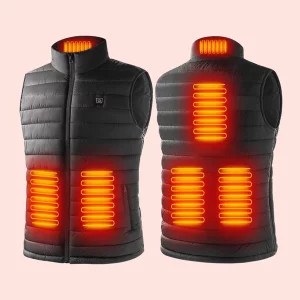 Gilet Chauffant Intelligent 6 Zones – Idéal pour l’Hiver et les Activités Extérieures