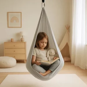 CalmSwing | Balançoire Sensorielle Thérapeutique pour l’Autisme – Usage Intérieur & Extérieur