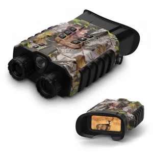 Jumelles Vision Nocturne HD 500m Militaire –Zoom 12x & Batterie Longue Durée