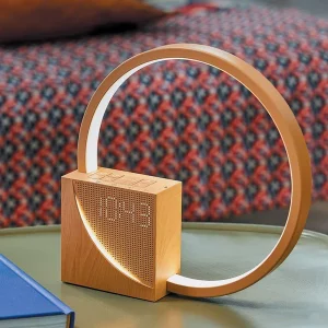 Réveil Lumineux Bien-Être – Lampe Tactile avec Bruits Blancs & Simulation d’Aube