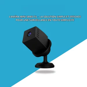Mini Caméra Sans Fil Autonome – Surveillance Discrète Jour & Nuit