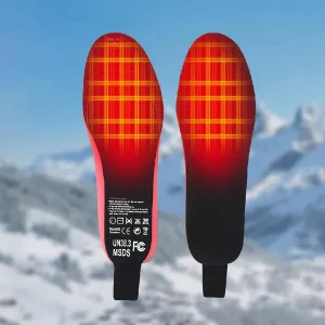 Semelles Chauffantes Rechargeables – Chaleur Ajustable & Télécommande Sans Fil