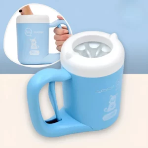 Nettoyeur de Pattes pour Chien (ou Chat) - Rotation Semi Automatique